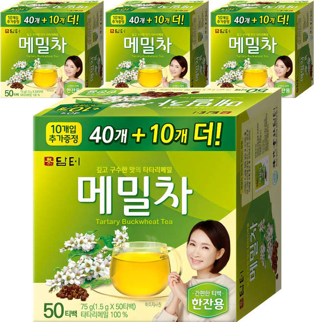 담터 메밀차, 1.5g, 50개입, 4개