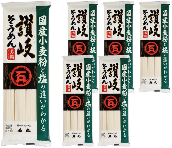 IShimaru 石丸 讚岐麵, 400g, 6包