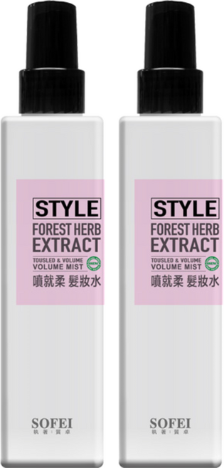 SOFEI 舒妃 噴就柔髮妝水, 2個, 180ml