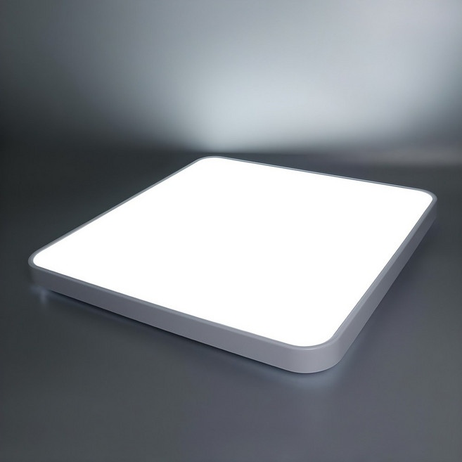 멜리빙 LED 등기구 고정형 60W 슬림 시스템 직결형 방등, 화이트 + 주광색