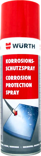 WURTH 鏽蝕防護噴霧罐 300ml 乾淨不黏手 德國製造, 1瓶