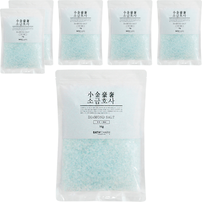 바스참 소금호사 다이아몬드 솔트 민트, 1kg, 6개