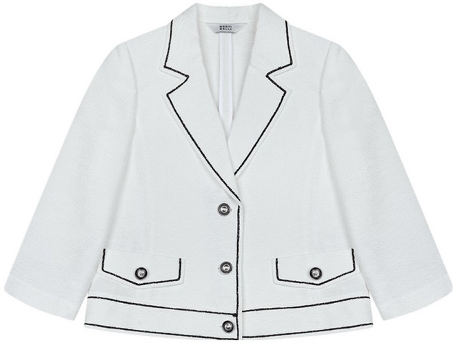 베스띠벨리 여성용 라인배색 테일러드 자켓 BKJAD2130