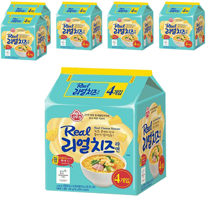 오뚜기 리얼치즈라면 135g, 24개