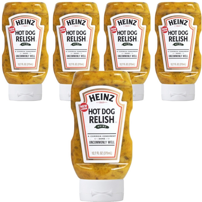 하인즈 핫도그 렐리쉬, 375ml, 5개