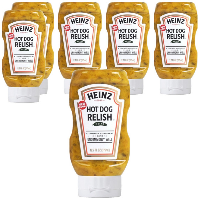 하인즈 핫도그 렐리쉬, 375ml, 6개