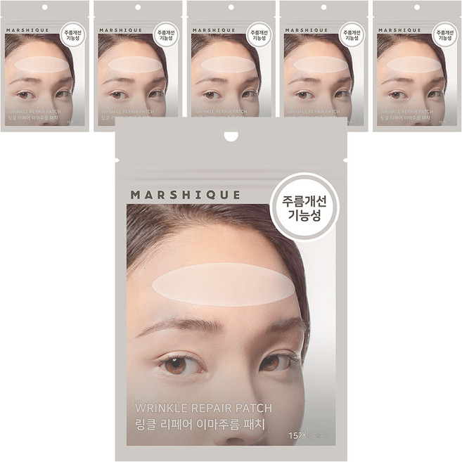 마르시끄 링클 리페어 이마주름 패치, 15개입, 6개