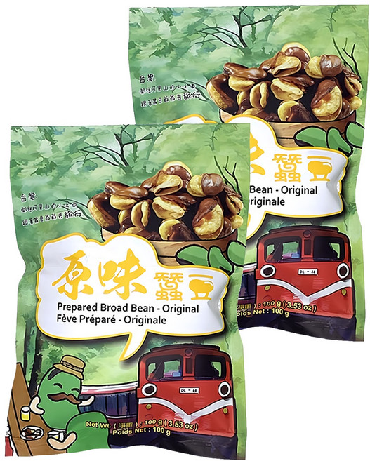 六福 風味蠶豆 原味, 100g, 2包