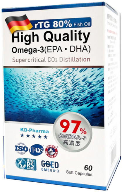詠安大醫 德國極寶魚油軟膠囊, 60顆, 0.75g, 1盒