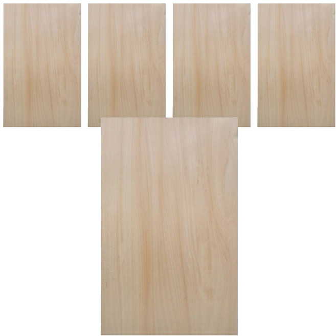woodmall 木百貨 椴木合板 300 x 200 x 1.8mm, 5個