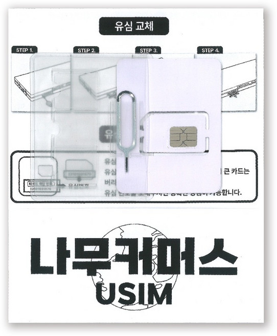 나무커머스 베트남 유심칩, 1개, 3일, 무제한