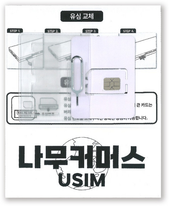 나무커머스 베트남 유심칩, 1개, 5일, 무제한