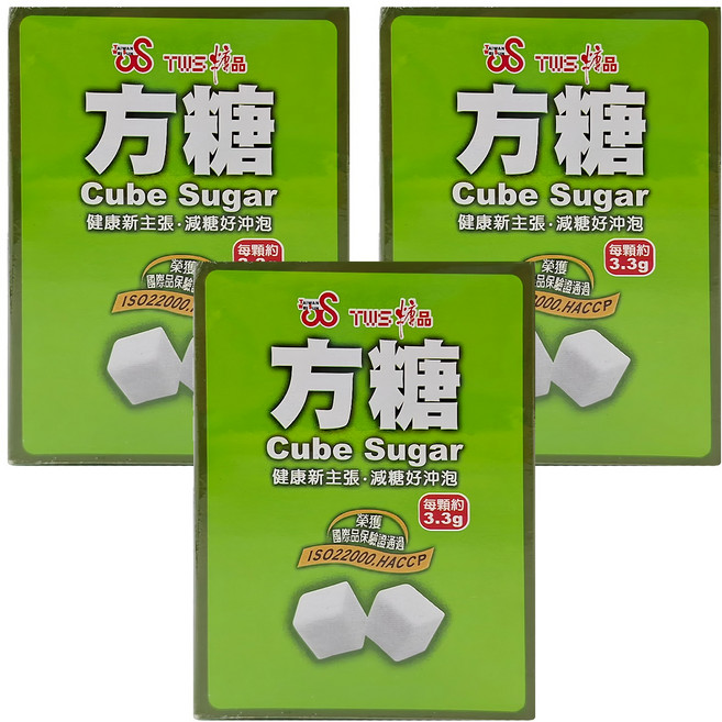 TWS 維生 方糖 105顆, 340g, 3盒