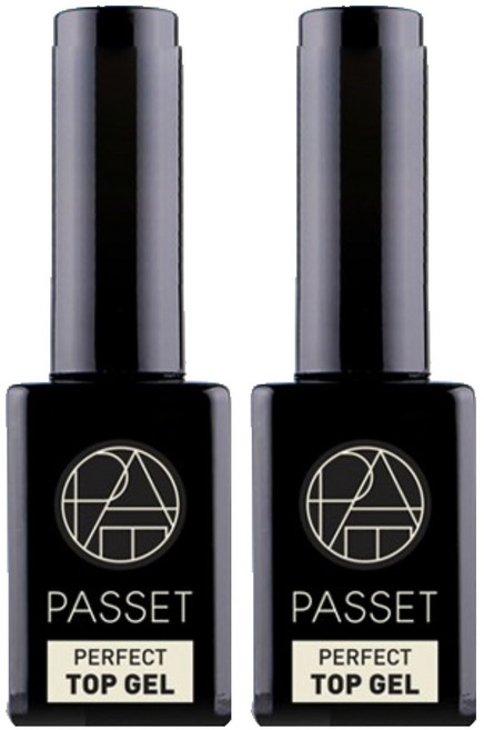 파셋 퍼펙트 네일 탑 젤, 투명색, 2개