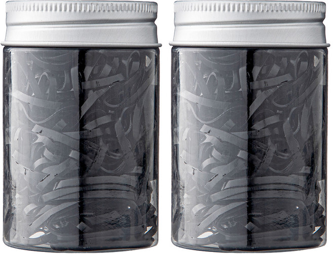 ELLE PARIS 헤어밴드 2개, 1세트, 블랙