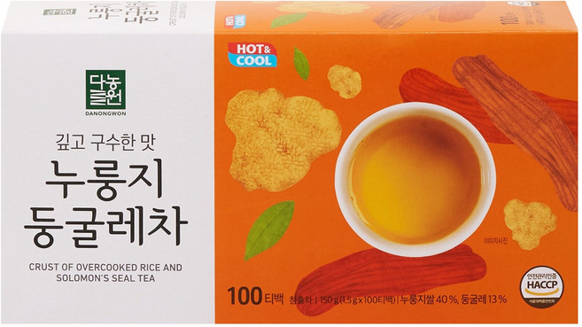 다농원 누룽지 둥굴레차, 1.5g, 100개입, 1개