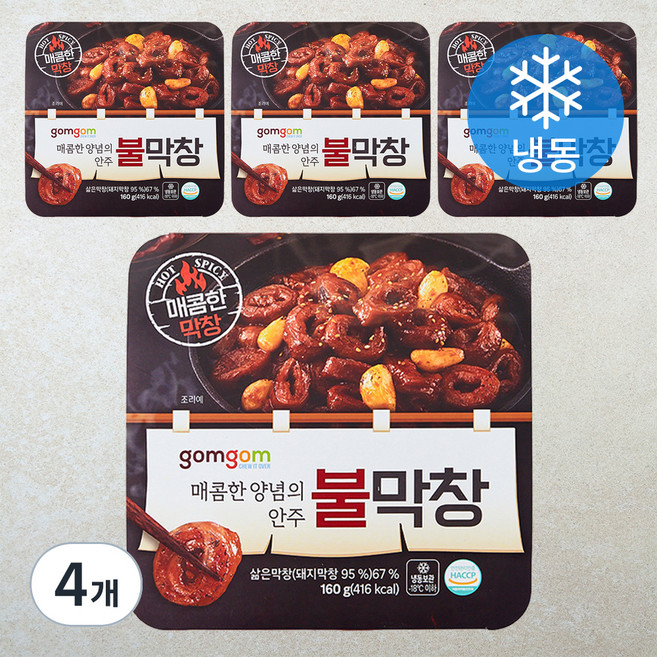 곰곰 불막창 (냉동), 160g, 4개
