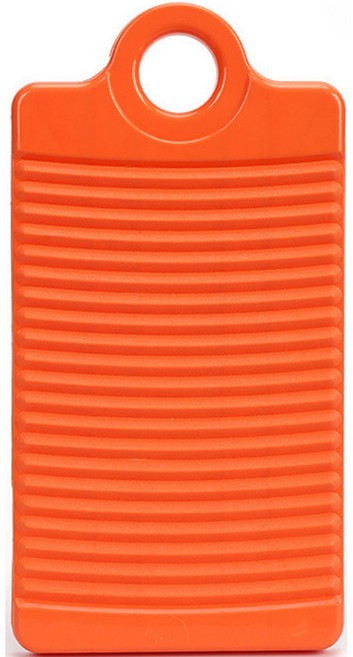 엘엘리빙 미니 작은 플라스틱 빨래판, 오렌지, 1개
