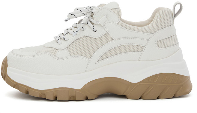 제이슈 소가죽 펜드 플랫폼 어글리 운동화 6cm