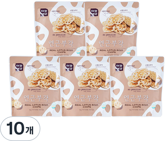 티각태각 연근부각, 30g, 10개