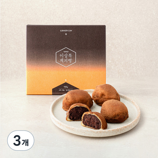 이상복명과 계피빵, 38g, 4개입, 3개