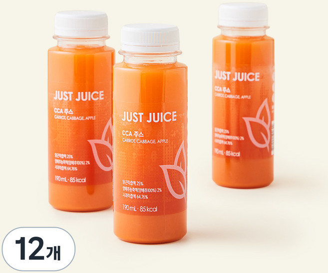 CCA 주스, 190ml, 12개