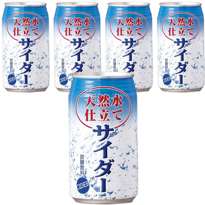 JA 佐賀 清涼蘇打風味汽水, 350ml, 5個
