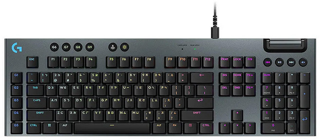 logitech G 羅技G G915 X 電競 Wired 機械式鍵盤 線性軸 RGB 黑色 YU0089