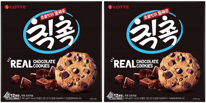 롯데웰푸드 칙촉 오리지널, 180g, 2개