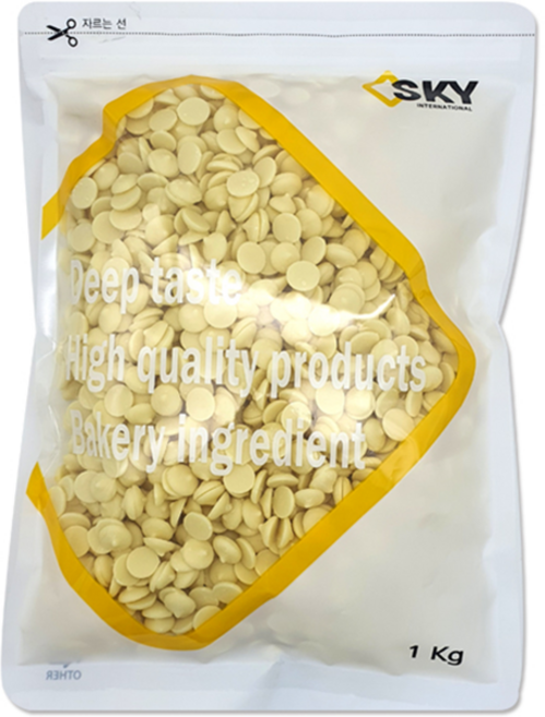 이르카 키론 화이트 코팅 초콜릿, 1kg, 1개