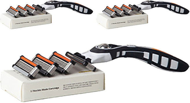 레이지소사이어티 5중날 면도기세트, 3세트