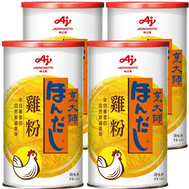 HONDASHI 烹大師 雞粉罐, 1kg, 4罐