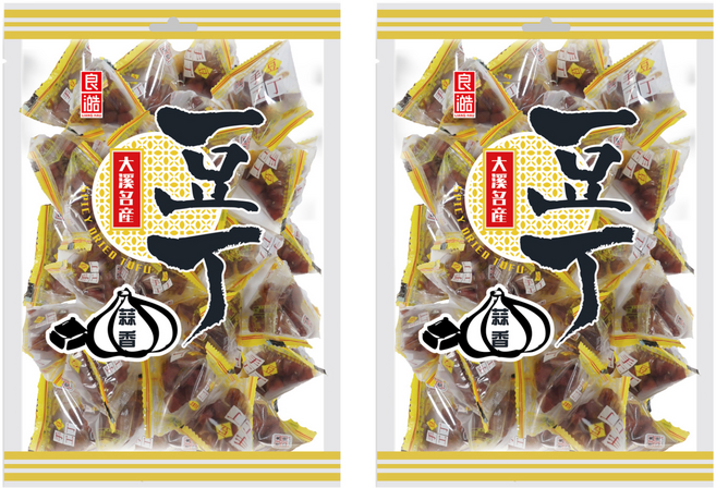 良澔 大溪名產豆丁 獨家蒜香豆丁, 220g, 2袋