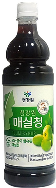 청강원 매실청, 1개, 900ml
