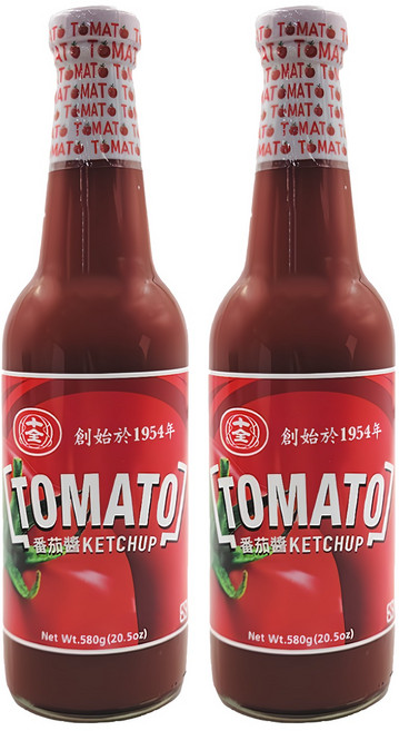 十全 番茄醬, 580g, 2瓶