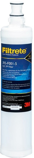 3M Filtrete 淨呼吸 SQC 前置PP濾心, 3RS-F001-5, 白色, 1個