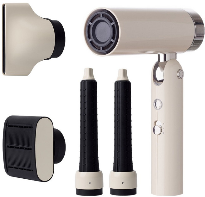 VODANA Glamour Styler Fold 1300W, 奶油米色, HS70