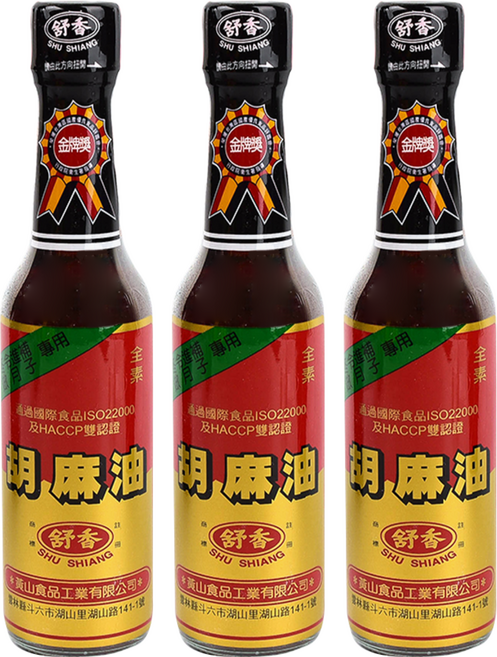 舒香 胡麻油, 220ml, 3瓶