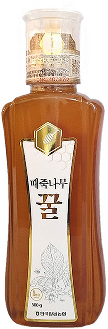 한국양봉 때죽나무 꿀, 500g, 1개