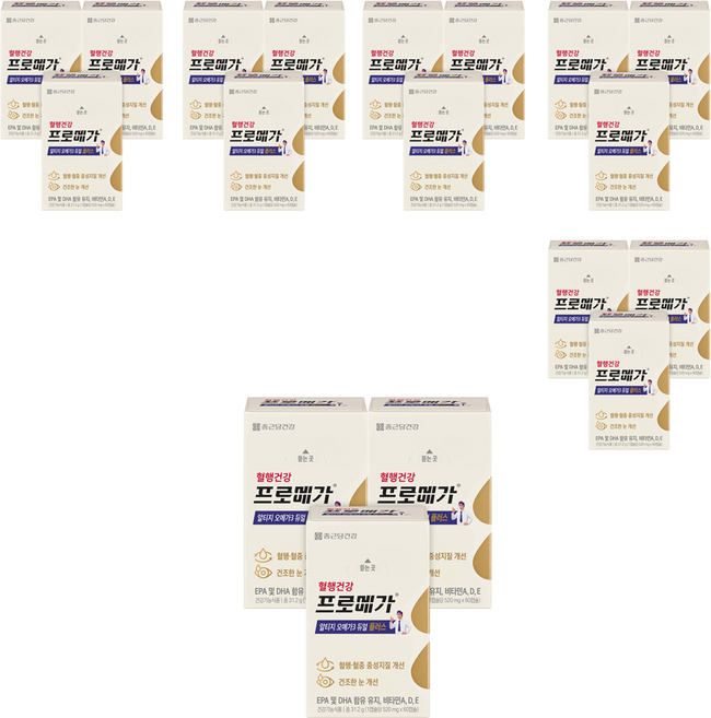 프로메가 알티지 오메가3 듀얼 플러스, 60정, 18개