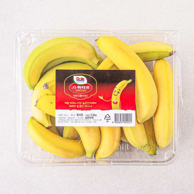 돌 스위티오 바나나, 2.5kg, 1개