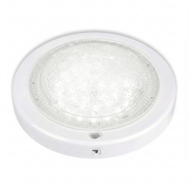 EL照明 壓克力圓形防潮型感應燈 LED20W, 白光, 1個