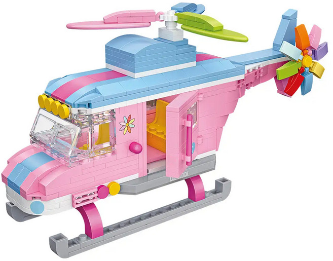 LoZ 直升機 積木 1121 479片, 1盒