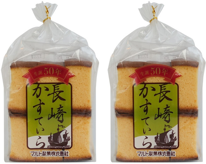 마루토세이카 나가사키 카스텔라, 260g, 2개