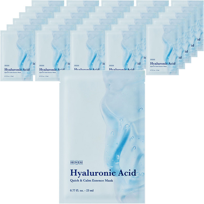 어니시 퀵 앤 캄 에센스 히알루론산 마스크팩 23ml, 1개입, 100개