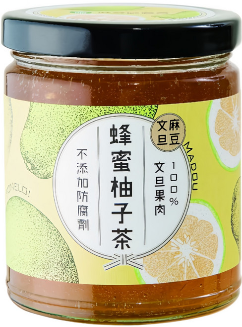 麻豆區農會 蜂蜜柚子茶, 300g, 1入, 1罐