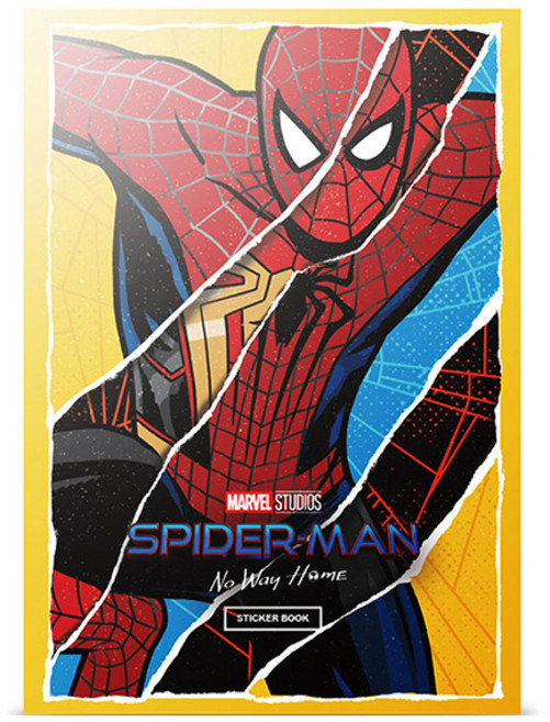 Chamdol 漫威蜘蛛人: 無家日貼紙書, 1個, 黃色