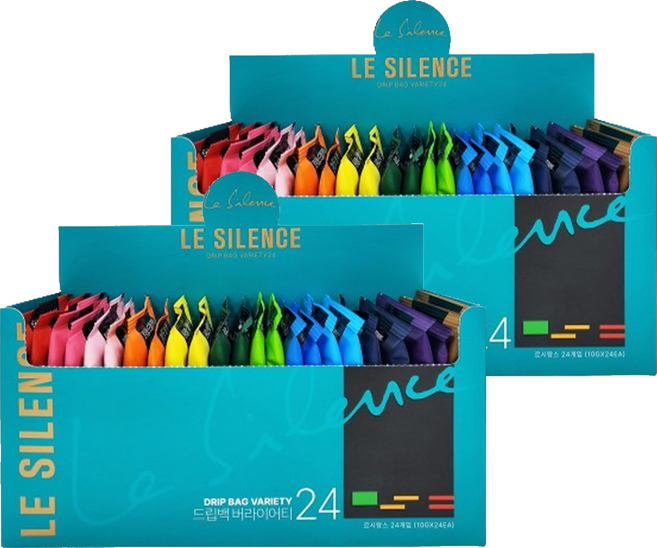 르시랑스 버라이어티 드립백커피 혼합형, 10g, 24개입, 2세트