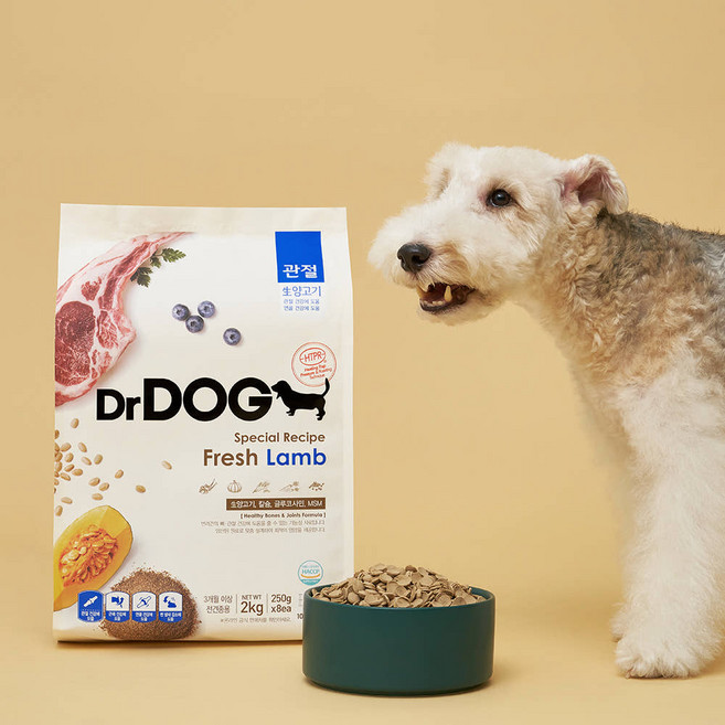 닥터독 강아지 기능성 사료, 뼈/관절강화, 2kg, 1개