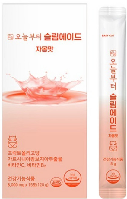 오늘부터 슬림에이드 자몽맛, 120g, 1개
